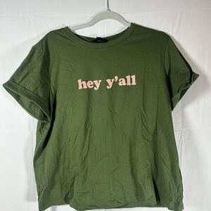 Jessica Simpson Hey Y’all Tshirt 1X